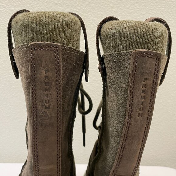SOREL "Joan of Arctic Premium" Waterproof Boot Olive/Black/Multi Women Size 7.5 - Picture 12 of 16